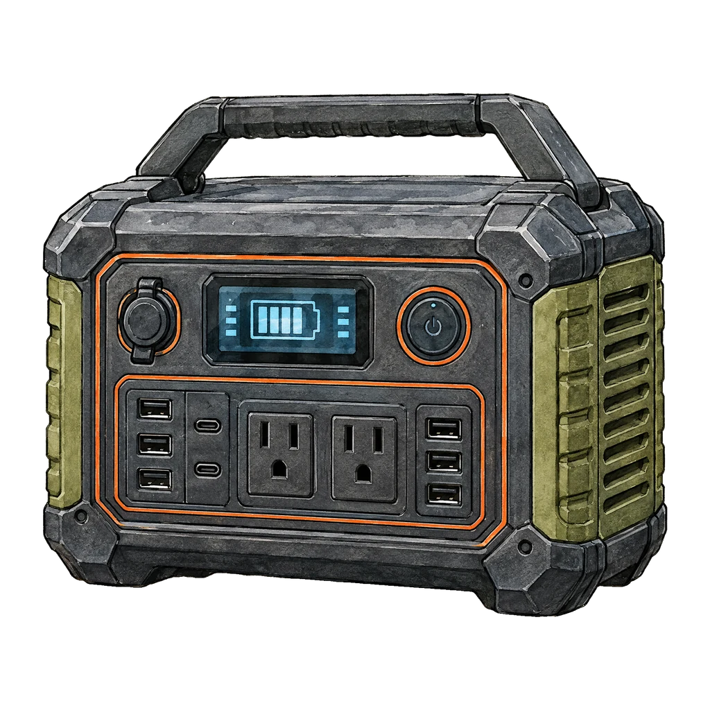 Illustration of the Jackery Explorer 1000 v2 Portable Power Station